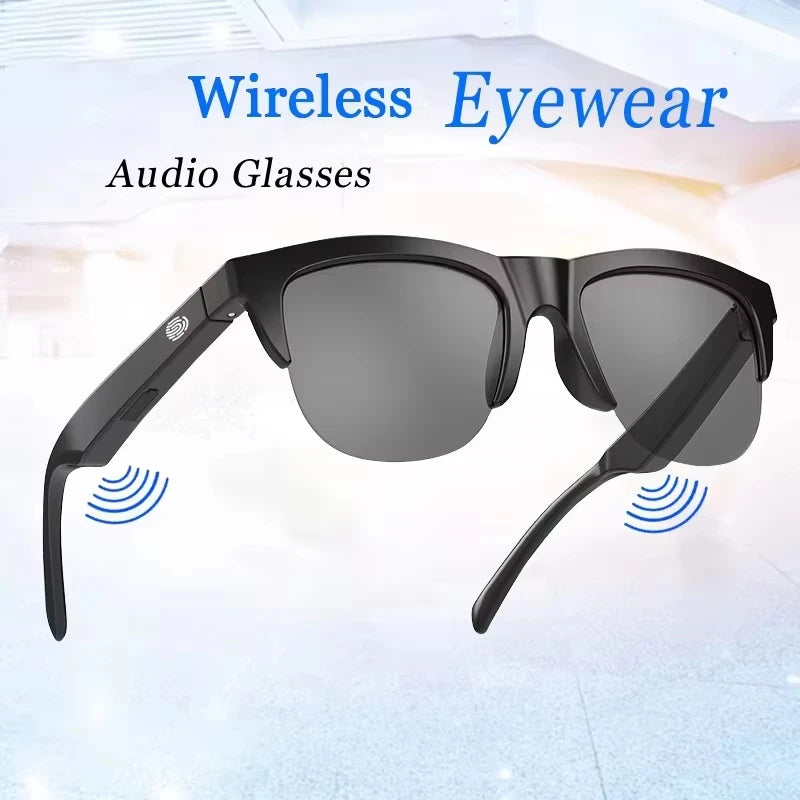 GENERIC 002 Smart Glasses (Black, with Microphone)